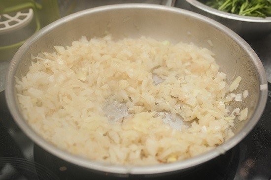 Вареный рис крупным планом