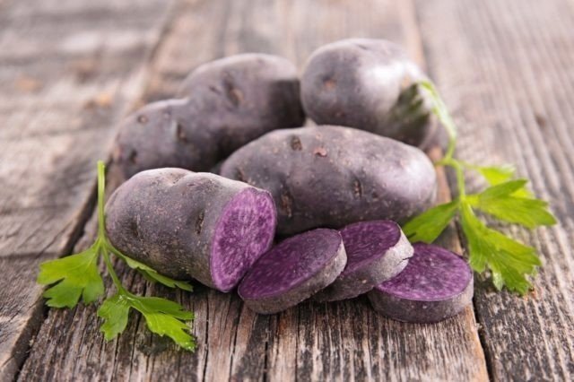 Вителот фиолетовый картофель