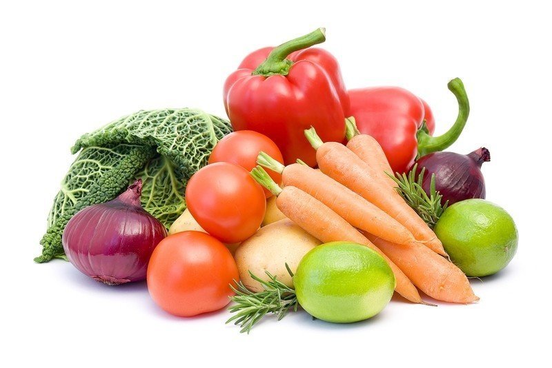Надпись овощи и фрукты