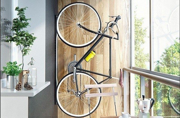 Вешалка для велосипеда на стену