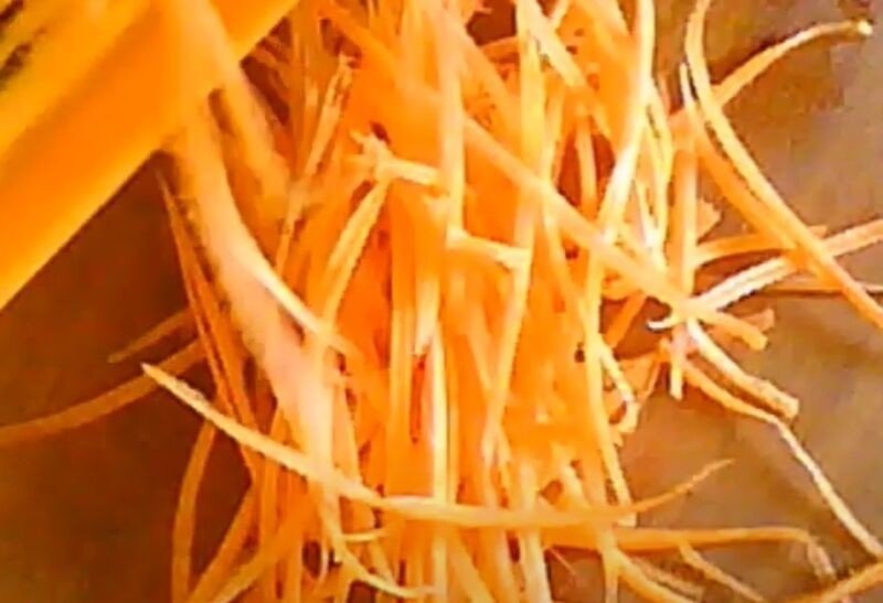Морковь соломкой по корейски