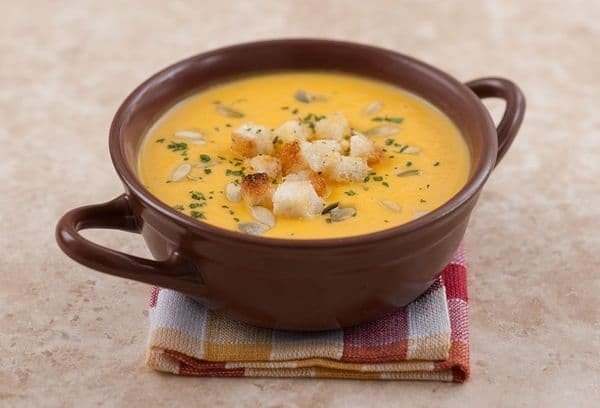 Тыквенный крем-суп со сливками