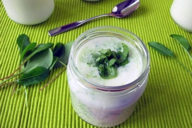 Green milk йогурт